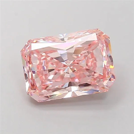 4.00ct Radiant Lab Grown Diamond (Colour Fancy Intense Pink, Clarity VS2, IGI Certified)