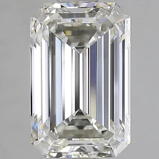 4.01ct Emerald Lab Grown Diamond (Colour F, Clarity VVS2, IGI Certified)