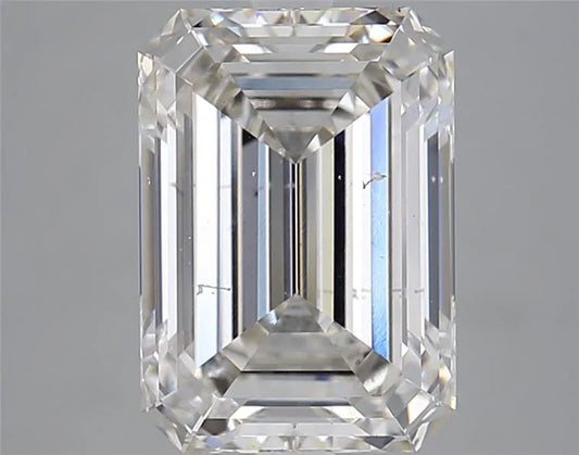 4.01ct Emerald Lab Grown Diamond (Colour H, Clarity SI1, IGI Certified)