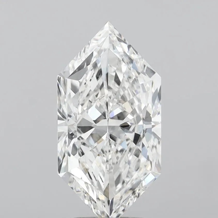 4.01ct Hexagonal Lab Grown Diamond (Colour E, Clarity VVS2, IGI Certified)