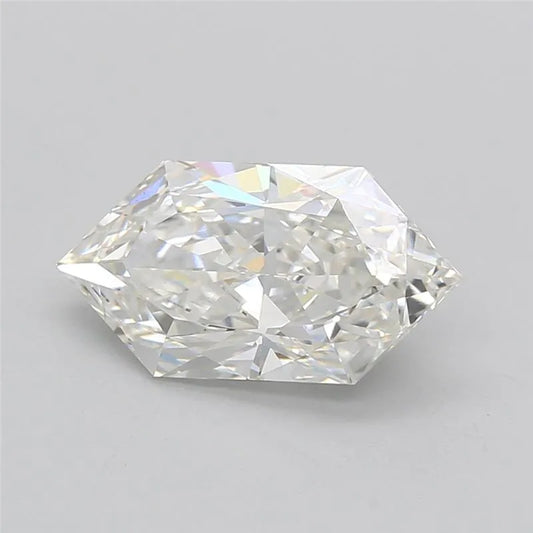 4.01ct Hexagonal Lab Grown Diamond (Colour F, Clarity VVS2, IGI Certified)