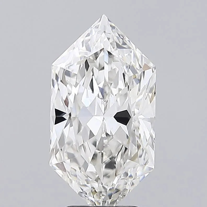 4.01ct Hexagonal Lab Grown Diamond (Colour G, Clarity VS1, IGI Certified)