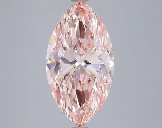 4.01ct Marquise Lab Grown Diamond (Colour Fancy Vivid Pink, Clarity VS1, IGI Certified)