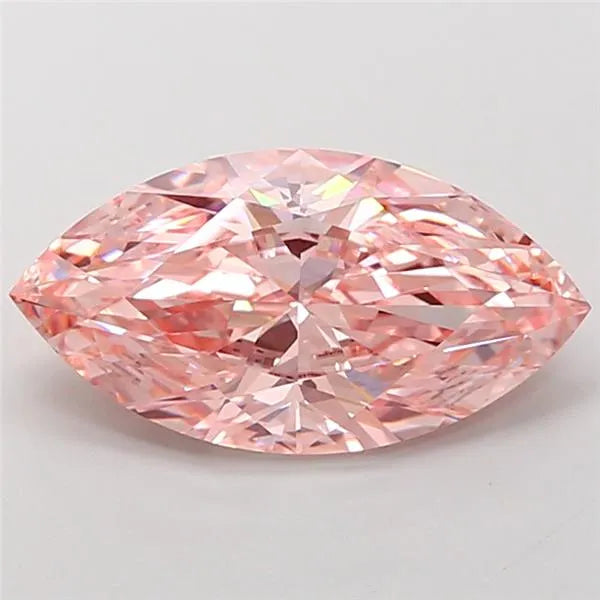 4.01ct Marquise Lab Grown Diamond (Colour Fancy Vivid Pink, Clarity VVS2, IGI Certified)