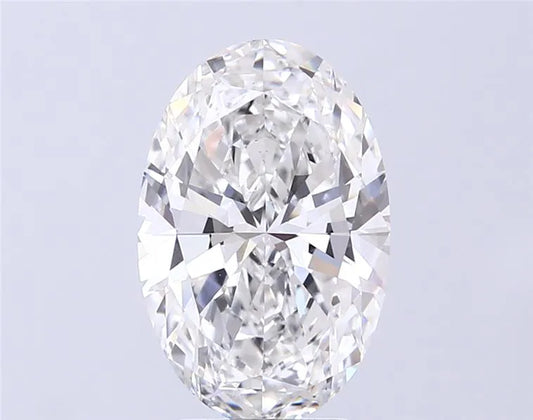 4.01ct Oval Lab Grown Diamond (Colour D, Clarity VS1, IGI Certified)