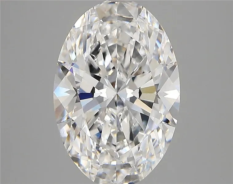 4.01ct Oval Lab Grown Diamond (Colour D, Clarity VVS2, Cut EX, GIA Certified)