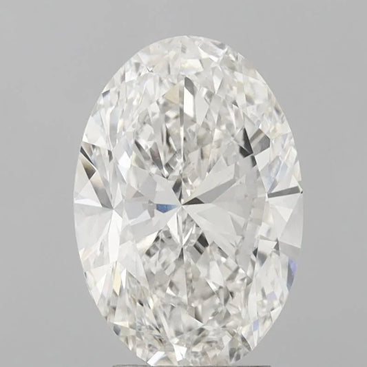 4.01ct Oval Lab Grown Diamond (Colour G, Clarity VS1, IGI Certified)