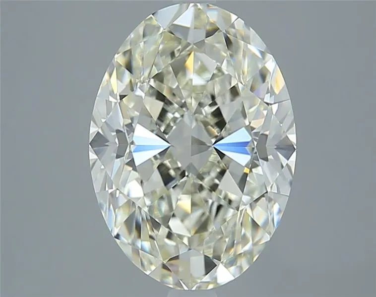 4.01ct Oval Natural Diamond (Colour J, Clarity VVS1, Cut VG, IGI Certified)