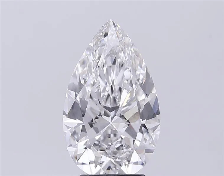 4.01ct Pear Lab Grown Diamond (Colour F, Clarity VVS2, IGI Certified)