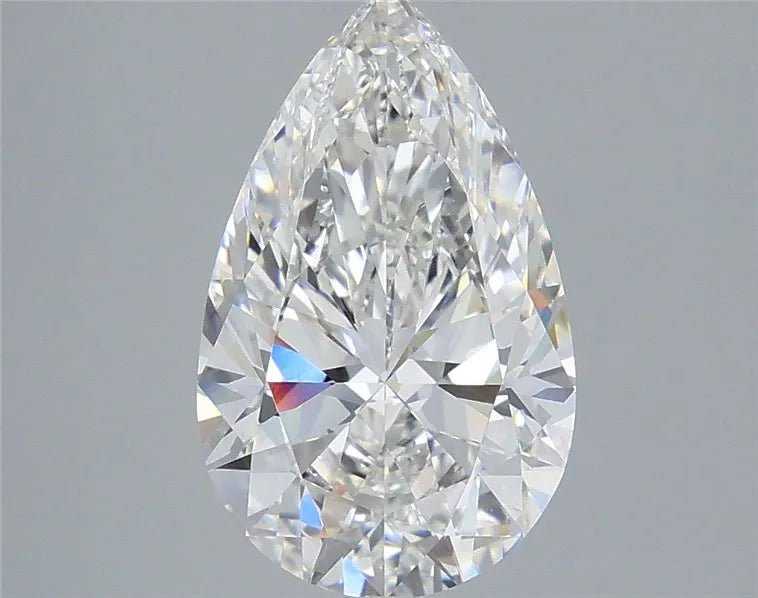 4.01ct Pear Lab Grown Diamond (Colour F, Clarity VVS2, IGI Certified)
