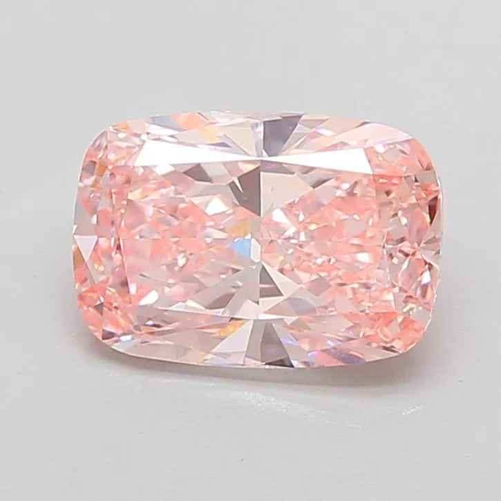 4.02ct Cushion modified Lab Grown Diamond (Colour Fancy Intense Pink, Clarity VS1, IGI Certified)