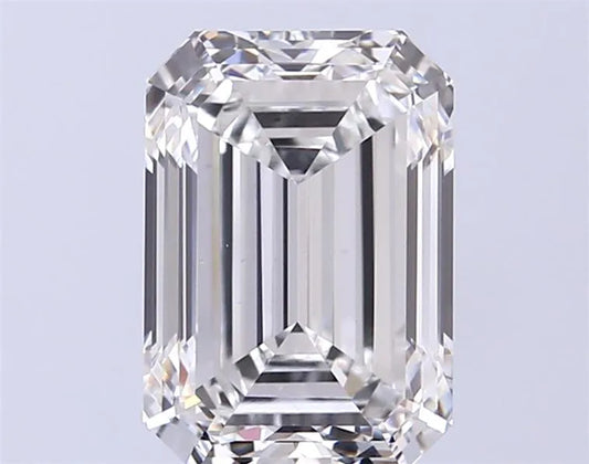 4.02ct Emerald Lab Grown Diamond (Colour F, Clarity VVS2, IGI Certified)