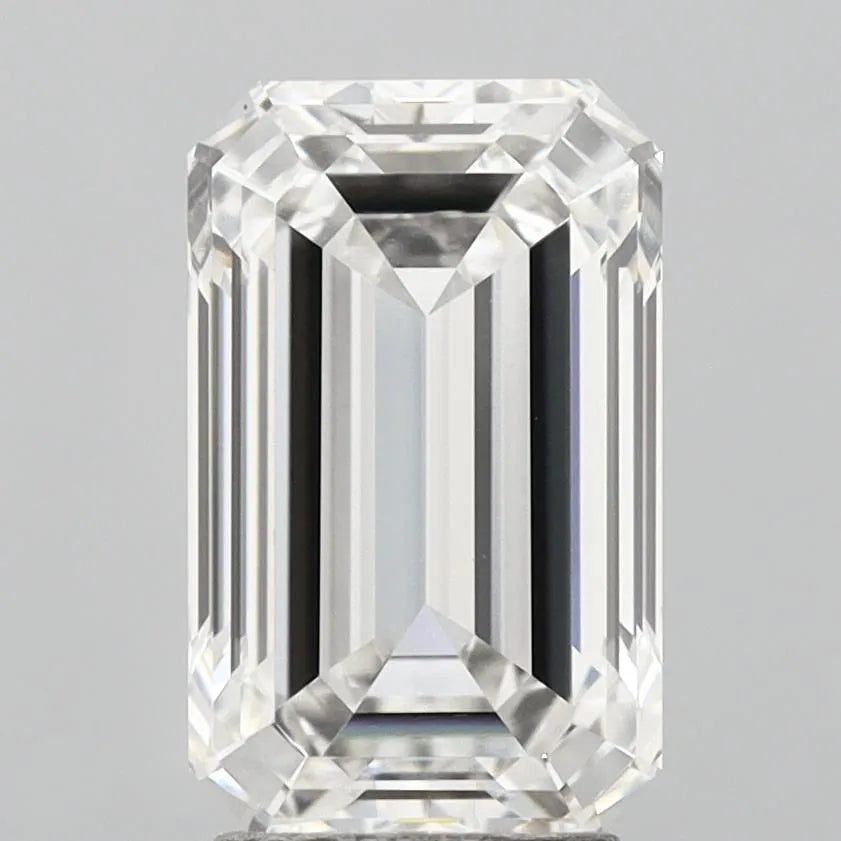 4.02ct Emerald Lab Grown Diamond (Colour F, Clarity VVS2, IGI Certified)