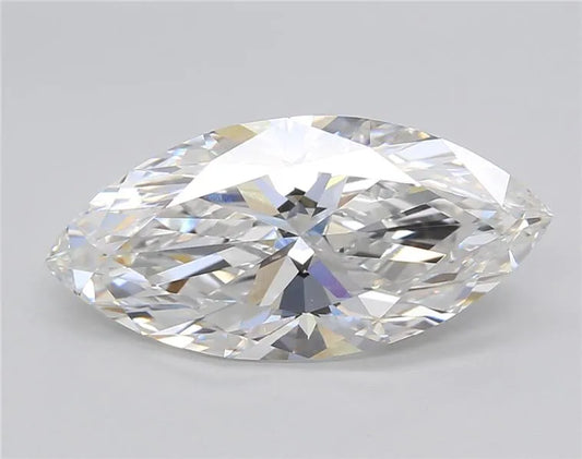 4.02ct Marquise Lab Grown Diamond (Colour F, Clarity VVS2, GIA Certified)