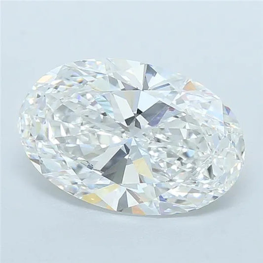 4.02ct Oval Lab Grown Diamond (Colour E, Clarity VVS2, IGI Certified)