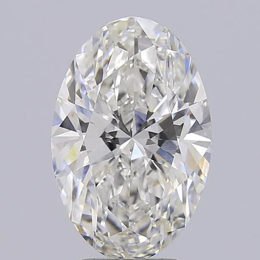 4.02ct Oval Lab Grown Diamond (Colour E, Clarity VVS2, IGI Certified)