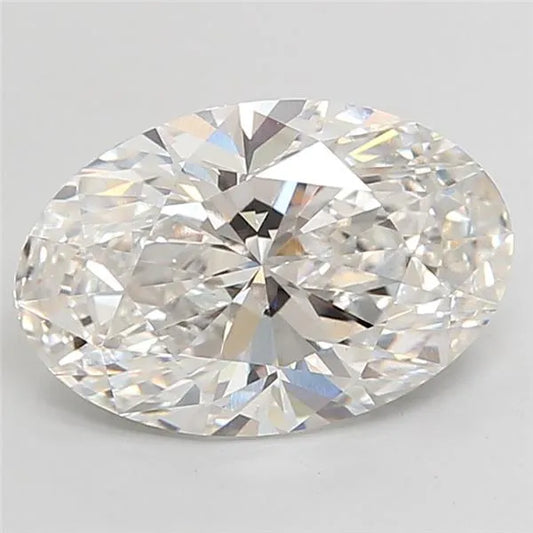 4.02ct Oval Lab Grown Diamond (Colour F, Clarity VS1, IGI Certified)
