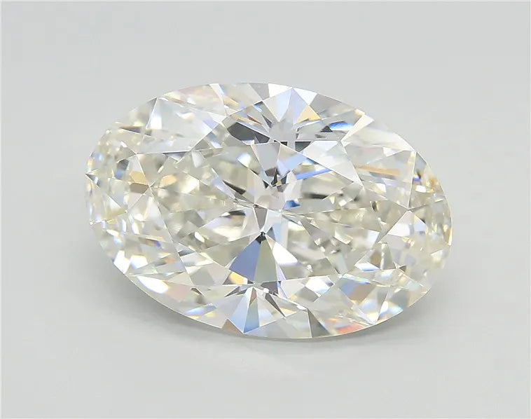 4.02ct Oval Lab Grown Diamond (Colour G, Clarity VVS2, IGI Certified)