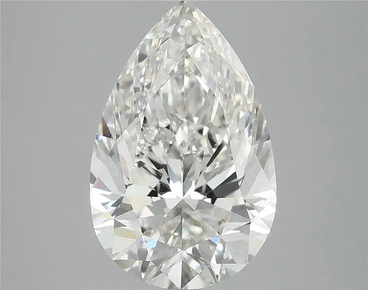 4.02ct Pear Lab Grown Diamond (Colour F, Clarity VS2, IGI Certified)