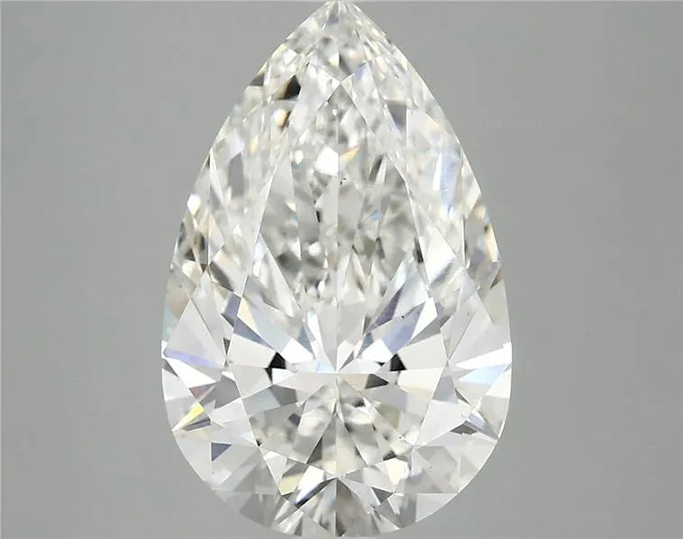 4.02ct Pear Lab Grown Diamond (Colour G, Clarity VS2, IGI Certified)
