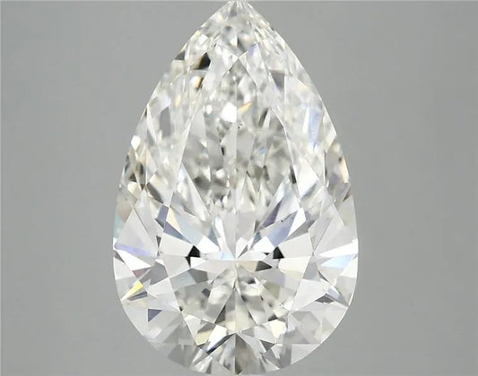 4.02ct Pear Lab Grown Diamond (Colour G, Clarity VS2, IGI Certified)