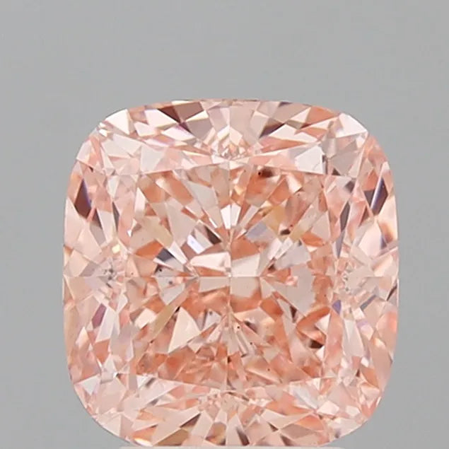 4.03ct Cushion modified Lab Grown Diamond (Colour Fancy Intense Pink, Clarity VS2, IGI Certified)