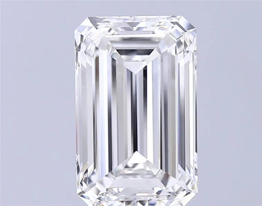 4.03ct Emerald Lab Grown Diamond (Colour F, Clarity VVS2, IGI Certified)