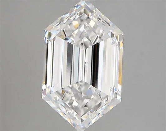 4.03ct Hexagonal Lab Grown Diamond (Colour D, Clarity VVS1, IGI Certified)