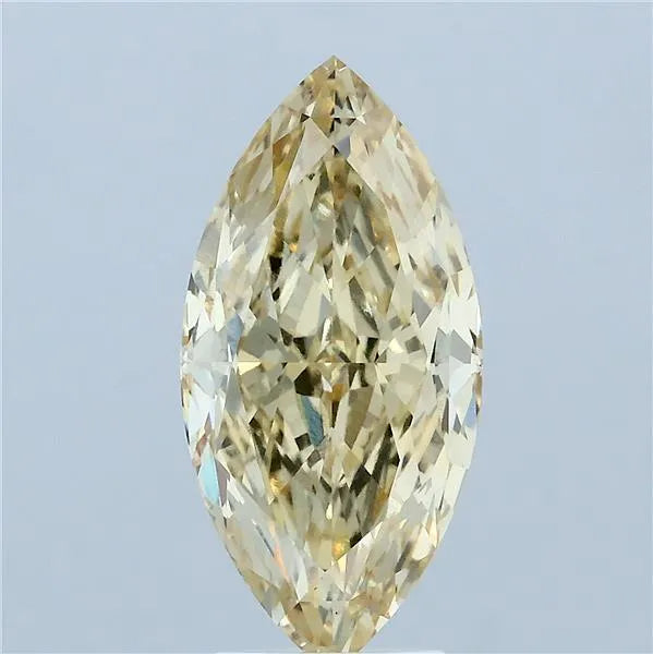 4.03ct Marquise Lab Grown Diamond (Colour Fancy Intense Yellow, Clarity VS1, IGI Certified)