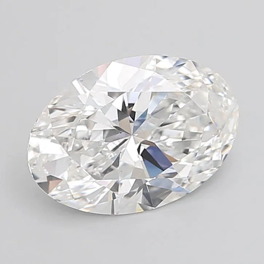 4.03ct Oval Lab Grown Diamond (Colour E, Clarity VS1, IGI Certified)