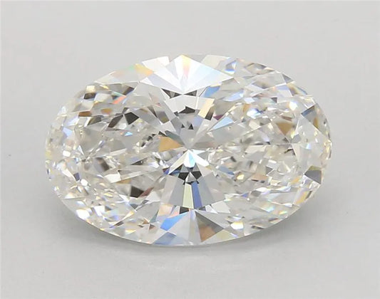 4.03ct Oval Lab Grown Diamond (Colour F, Clarity VVS2, IGI Certified)