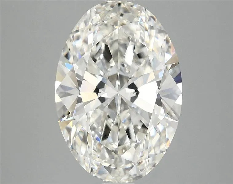 4.03ct Oval Lab Grown Diamond (Colour G, Clarity VVS2, IGI Certified)