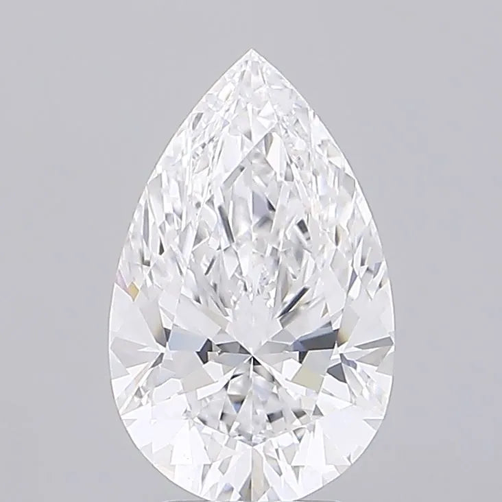 4.03ct Pear Lab Grown Diamond (Colour D, Clarity VVS2, IGI Certified)