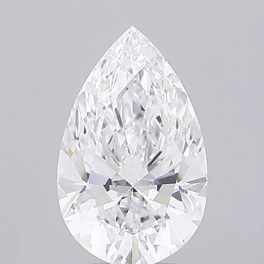 4.03ct Pear Lab Grown Diamond (Colour D, Clarity VVS2, IGI Certified)