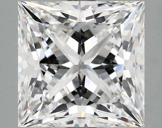 4.03ct Princess Lab Grown Diamond (Colour F, Clarity VVS2, IGI Certified)