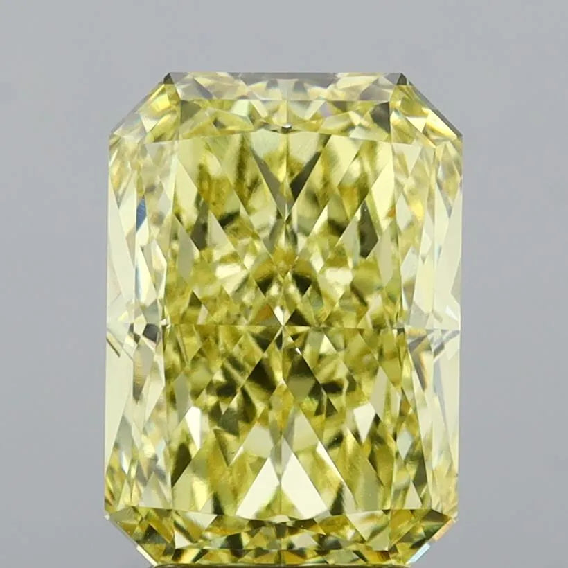 4.03ct Radiant Lab Grown Diamond (Colour Fancy Intense Yellow, Clarity VVS2, IGI Certified)