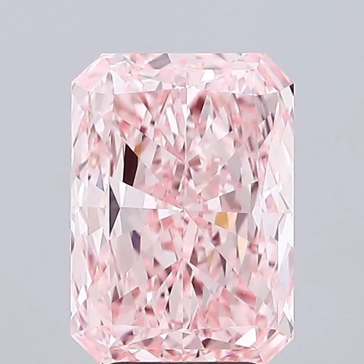 4.03ct Radiant Lab Grown Diamond (Colour Fancy Vivid Pink, Clarity VVS2, IGI Certified)