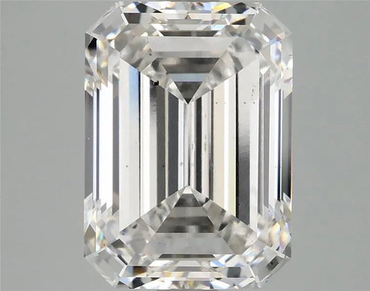 4.04ct Emerald Lab Grown Diamond (Colour F, Clarity SI1, IGI Certified)