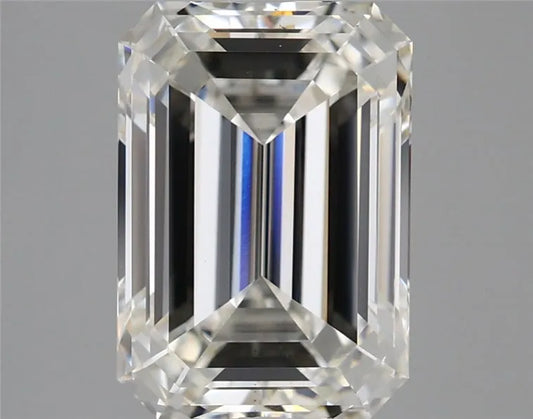 4.04ct Emerald Lab Grown Diamond (Colour G, Clarity VS1, IGI Certified)