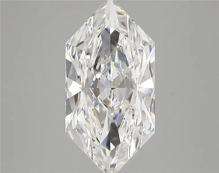 4.04ct Hexagonal Lab Grown Diamond (Colour E, Clarity VVS1, IGI Certified)