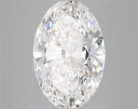 4.04ct Oval Lab Grown Diamond (Colour D, Clarity VVS2, IGI Certified)
