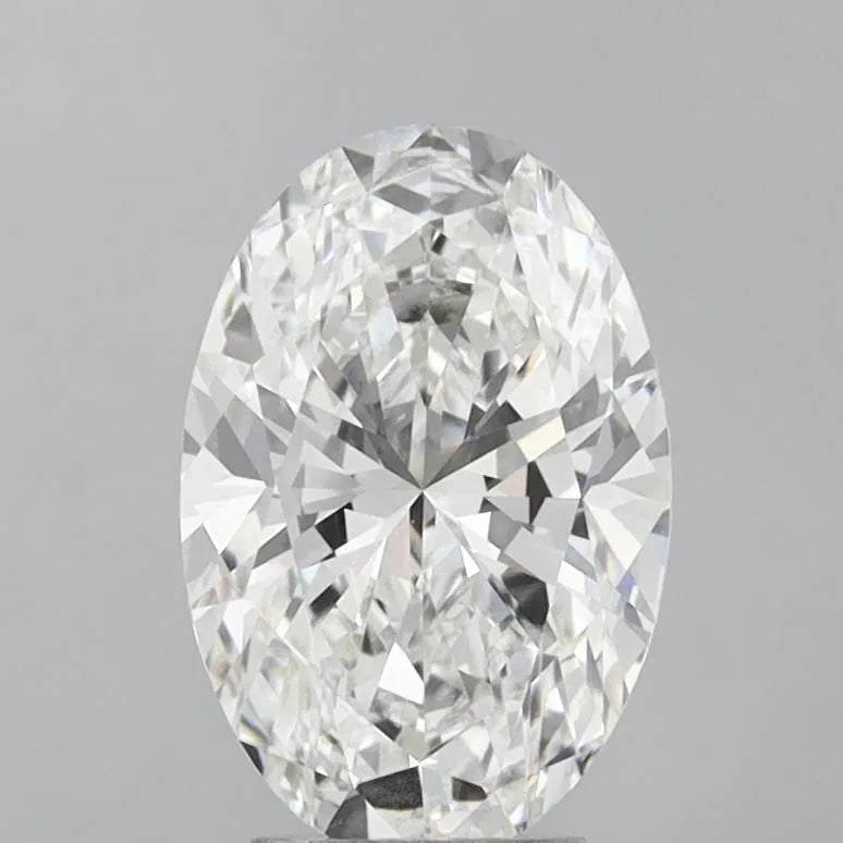 4.04ct Oval Lab Grown Diamond (Colour F, Clarity VVS1, IGI Certified)