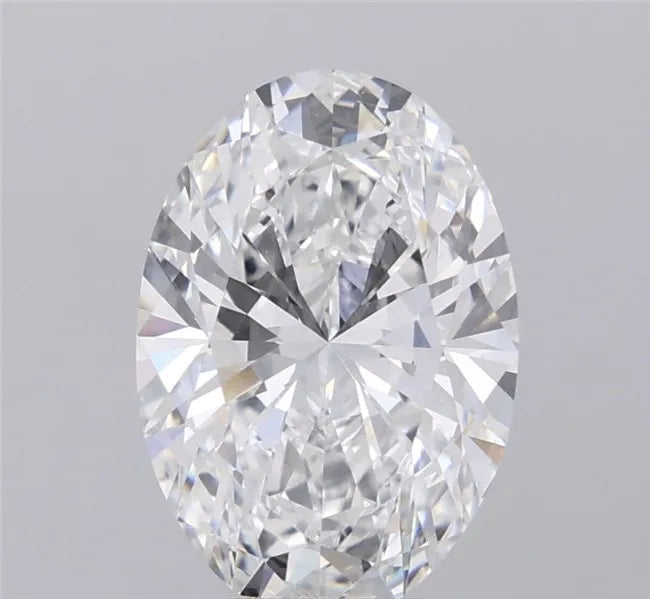 4.04ct Oval Lab Grown Diamond (Colour F, Clarity VVS2, IGI Certified)