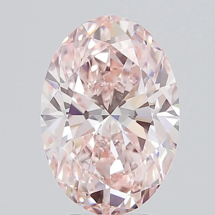 4.04ct Oval Lab Grown Diamond (Colour Fancy Intense Pink, Clarity VVS2, IGI Certified)