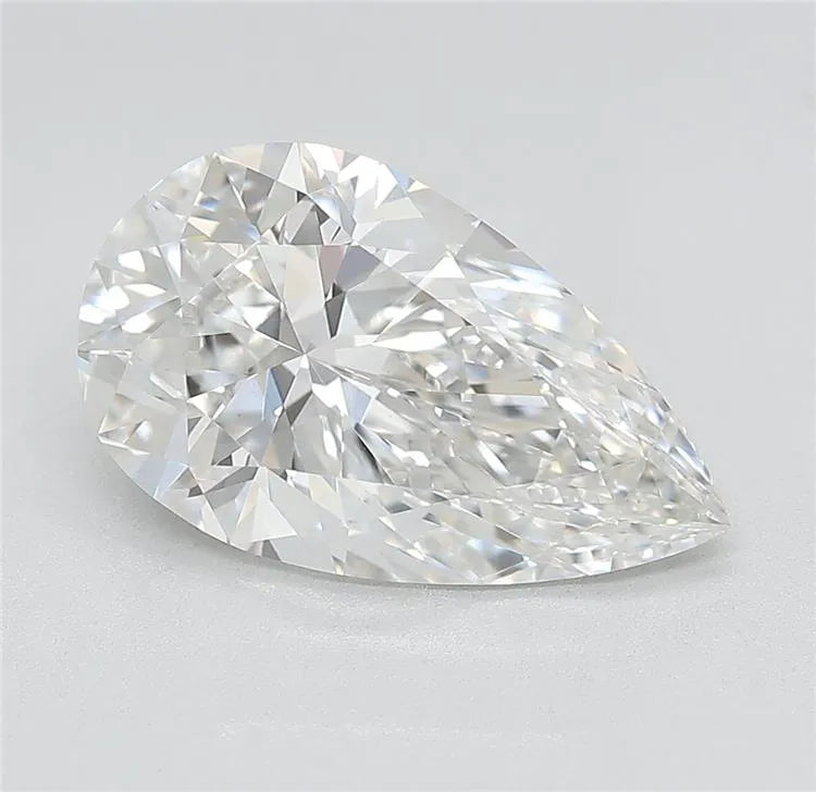 4.04ct Pear Lab Grown Diamond (Colour F, Clarity VVS2, Cut EX, IGI Certified)