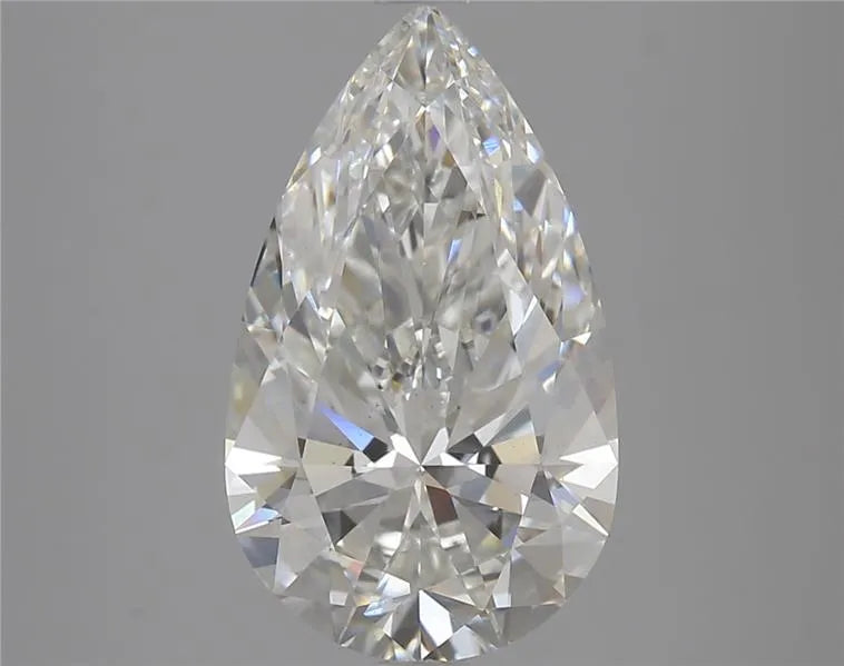 4.04ct Pear Lab Grown Diamond (Colour G, Clarity VS1, IGI Certified)