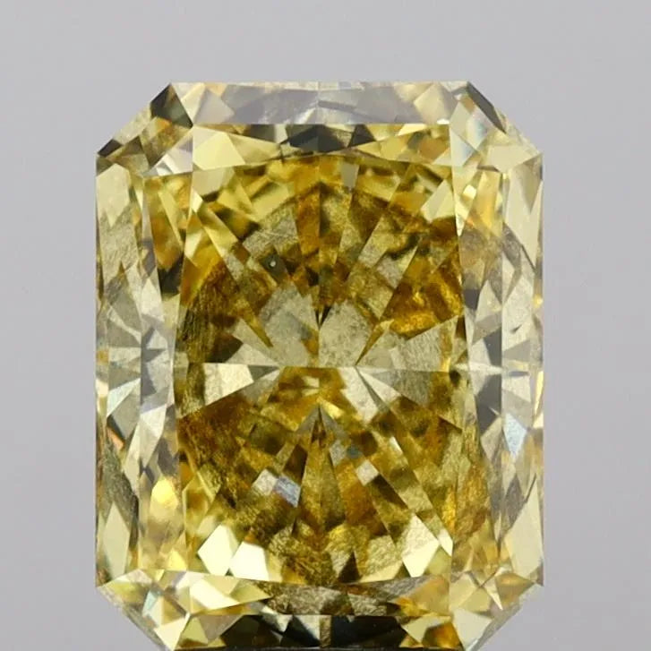 4.04ct Radiant Lab Grown Diamond (Colour Fancy Intense Yellow, Clarity SI2, IGI Certified)
