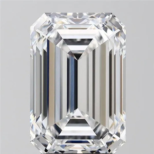 4.05ct Emerald Lab Grown Diamond (Colour D, Clarity VVS2, IGI Certified)