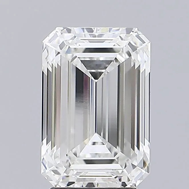 4.05ct Emerald Lab Grown Diamond (Colour F, Clarity VVS2, IGI Certified)