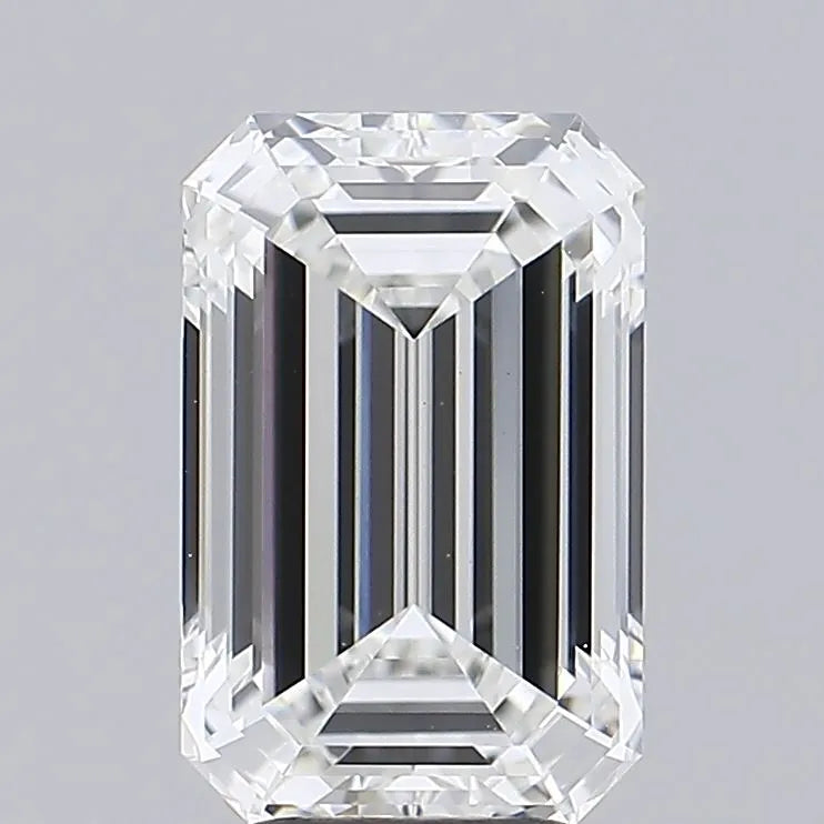 4.05ct Emerald Lab Grown Diamond (Colour F, Clarity VVS2, IGI Certified)